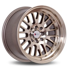 F1R F04 15x8.0 4x100 ET0 67.1 POLISHED BRONZE