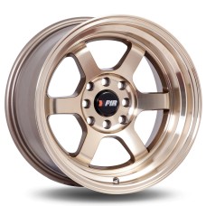 F1R F05 15x8.0 4x100 ET0 67.1 POLISHED BRONZE