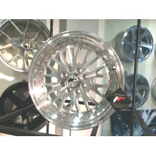 JAPANRACING JR10 15x7.0 4x100 4x108 ET30 74.1 Silver Polished