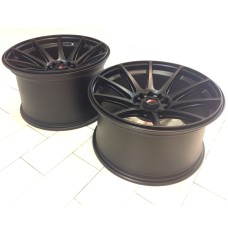 JAPANRACING JR11 18x9.5 18x10.5 et22 5x120 5x114.3 FLAT BLACK