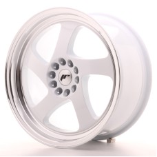 JAPANRACING JR15 18x8.5 5x112/5x114.3 ET40 74.1 WHITE POLISHED