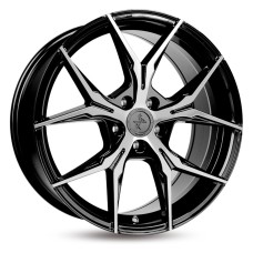 KESKIN KT19 19x8.5 5x112  ET45 BLACK POLISHED