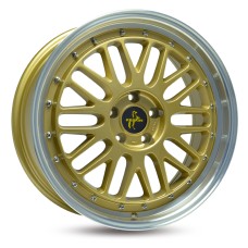 KESKIN KT22 19x8.5 5x114.3 ET40 72.6 Gold Polished