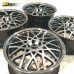 KR771 20x8.5 20x10.0 5x112 BLACK POLISHED CHROME LIP