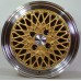 KVA032 15x7.5 4x100 ET25 Gold Polished