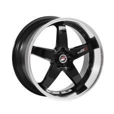 LENSO D1R 18x8.0 18x9.0 BLACK POLISHED LIP