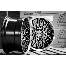 LENSO ESG  18x8.5 18x9.5 ET40 BLACK POLISHED