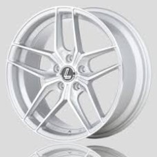 LENSO JAGER BAYERN 17x7.5 5x100 ET38 73.1 SILVER POLISHED