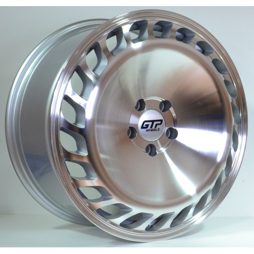 GTP023 19x8.5 5X112 ET45 SILVER POLISHED.