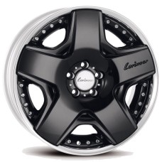 LORINSER RSK-6 5x112 BLACK POLISHED LIP 